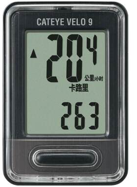 cateye猫眼有线大屏自行车码表