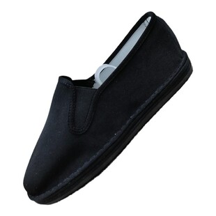 藤钱树黑底老北京布鞋男国潮透气懒人一脚蹬加绒中国风百搭秋冬季