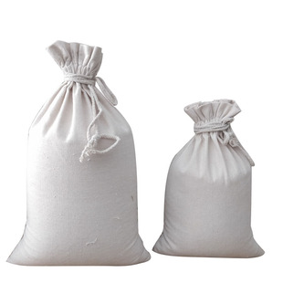 面粉袋棉布袋大米包装袋陈皮束口袋过滤袋装沙子土种子帆布袋麻袋