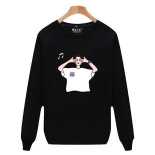 台剧想见你周边许光汉李子维黄雨萱同款圆领薄款卫衣男女长袖衣服