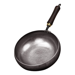 章丘铁锅大肚加深炒锅无涂层不粘锅古法纯手工锻打家用正宗熟铁