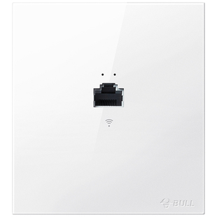 公牛千兆无线ap面板墙壁路由器POE供电86型网络插座家用全屋wifi