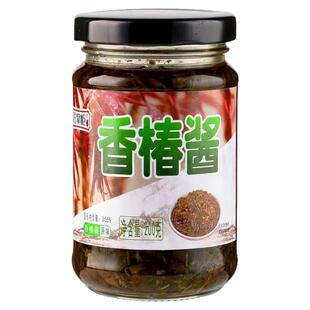 嫩芽香椿酱下饭酱香椿芽酱新鲜拌面拌饭炒菜香辣原味夹馍馒头酱料