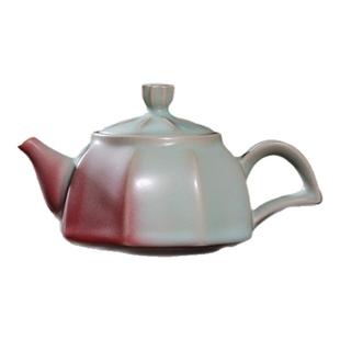 孔春生【青莲壶】大师印章款玉青釉主人杯孔家钧窑时光釉茶器