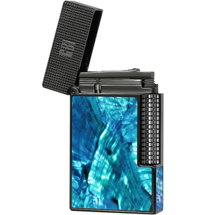 英国GBI大船朗声打火机正品天然彩贝贝壳创意个性奢侈品送男友