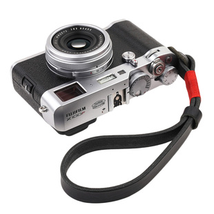 台湾TP植鞣牛皮相机腕带适用于微单复古富士旁轴索尼真皮徕卡手绳
