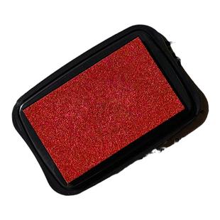 复古色彩色水性印泥纯色印章印台学生DIY大号手帐装饰儿童手指画