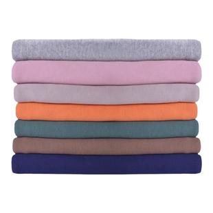 精梳棉罗纹氨纶布料弹力螺纹连衣裙打底衫打底裤t恤女装童装面料