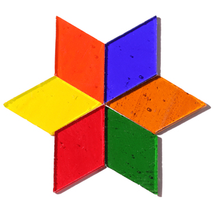 diy马赛克手工散粒菱形云母彩色玻璃碎片帝凡尼灯土耳其灯饰烛台