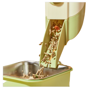 洁西宠物下料器兔子用品全套喂食器固定防扒食盒自动饮水器套装