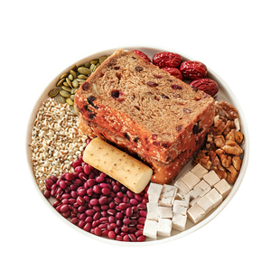 【低糖款】亚膳手作高纤坚果吐司红枣山药营养早餐代餐全麦面包