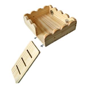 宠物兔子跳板解闷玩具木质跳台踏板爬楼梯龙猫仓鼠滑梯荷兰猪站台