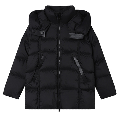 白鹿语连帽宽松云朵泡芙羽绒服