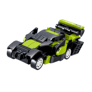 2025年拼装乐毅超级赛车系列益智积木男孩子玩具跑车模型汽车拼图