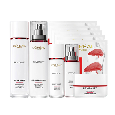 欧莱雅复颜水乳霜套装共16件