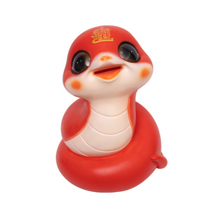 2026新款蛇年存钱罐客厅电视柜摆件大号只进不出储钱罐可爱装饰品