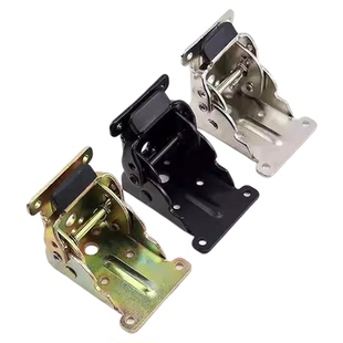 180度90度折叠桌配件自锁合页家具桌腿椅子下翻直角连接固定铰链