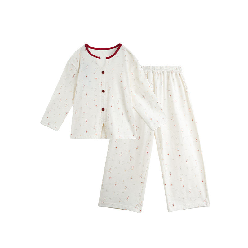 LK儿童家居服女童桑蚕丝空调服