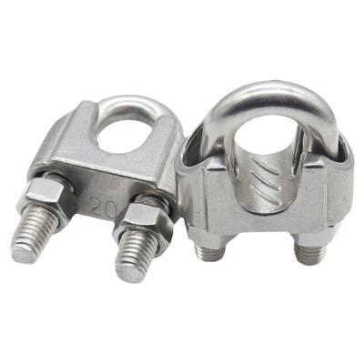 不锈钢钢丝绳夹头锁扣卡头U型夹