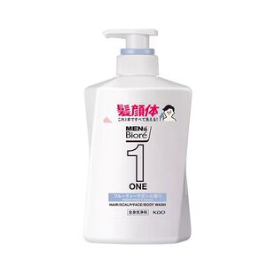 日本Biore碧柔男士3合1洗发水沐浴露洁面深层清洁保湿控油清爽