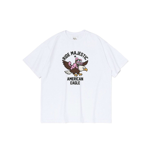 BERNI AMERICAN EAGLE 短袖T恤 (白色) MUSINSA韩国官网直邮进口