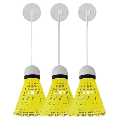 羽毛球单人训练器自动回弹线吸盘