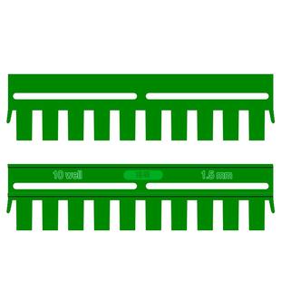 锡萌WB梳子蛋白电泳制胶伯乐加样梳垂直凝胶跑胶western电泳梳子加样齿梳梳齿 1.0mm/1.5mm 电泳梳子垂直梳子