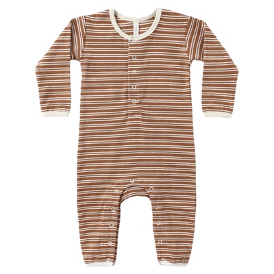 Quincy Mae童装春秋新品男女宝圆领连体服爬爬服棉亲肤舒适