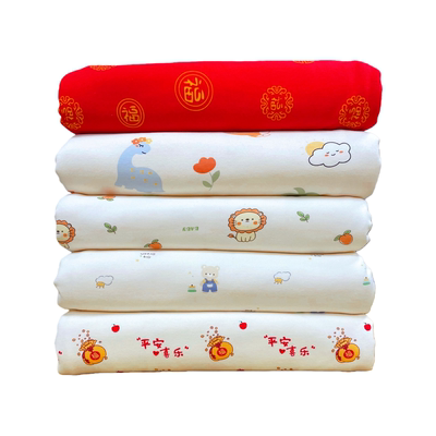 新生儿可水洗棉花被褥套装纯棉