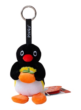 正版pingu企鹅毛绒包挂件钥匙扣