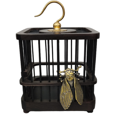 复古微型小鸟笼装饰品