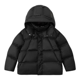 左西童装男童羽绒服冬季加厚保暖儿童三防面包服2025新款大童外套