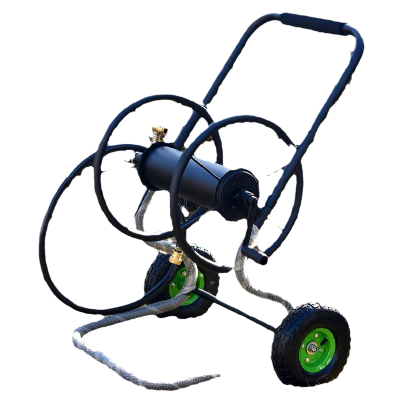 大型轮式手推金属水管收纳车架 水管车200米洗车浇花园林园艺浇水