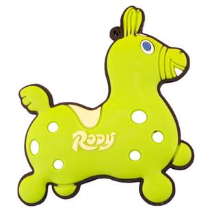 RODY小马软胶挂件钥匙扣圈彩色马动物跳跳马挂饰外贸双面可爱卡通