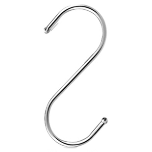 s型挂钩不锈钢防脱厨房浴室服装店多功能钩子万能晒香肠腊肉钩勾