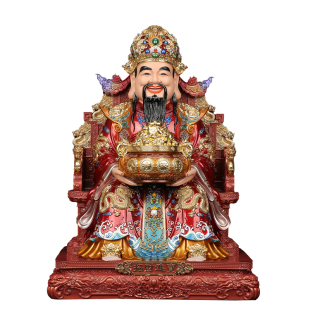 文财神爷佛像店铺家用供奉比干范蠡正财神爷八方来财财神像