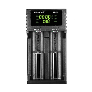 liitokala原装新款LED屏双槽多功能锂电池镍氢充电器智能充满自停