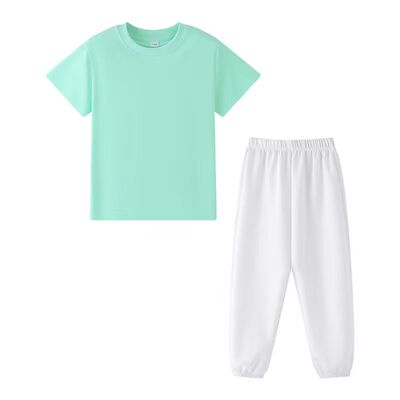 多巴胺糖果色儿童演出服套装