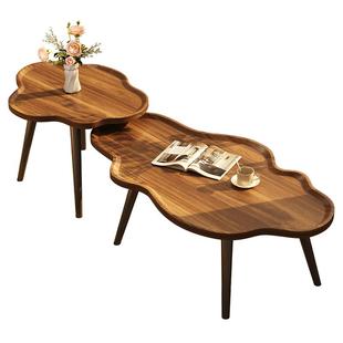 云朵茶几客厅家用小户型角几沙发边几茶台轻奢简约出租屋创意茶桌