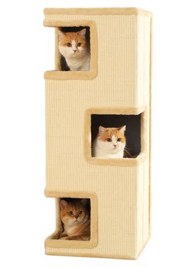 免安装全剑麻猫爬架猫窝一体
