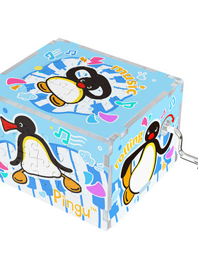 3djp企鹅Pingu音乐盒拼图玩具