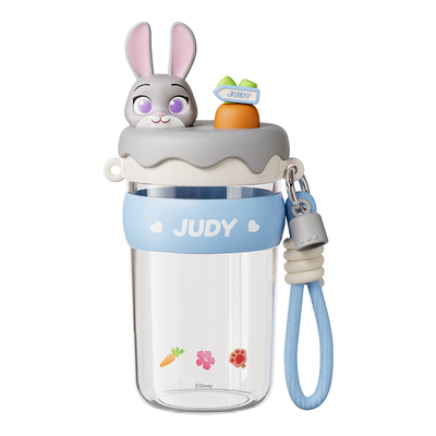 Jeko儿童吸管杯疯狂动物城朱迪