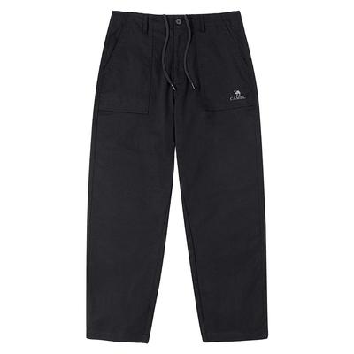 骆驼男装刺绣休闲裤透气