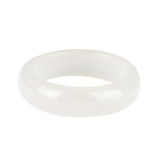 七彩云南天然和田玉青白玉晴水戒指玉戒圈新中式精美女款手饰指环