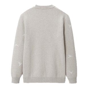 HLA/海澜之家加绒加厚长袖针织衫25秋冬新款半高领提花保暖毛衣男