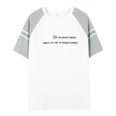 初中生T恤套装运动裤两件套纯棉