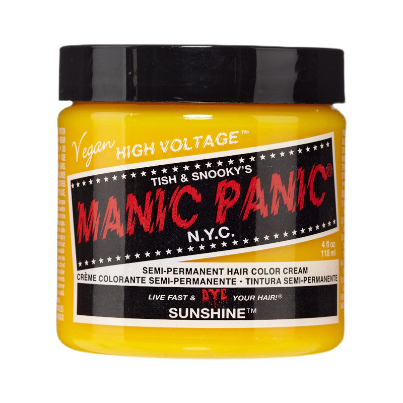 Manic panic美国MP染发膏男女斑紫紫水晶斑蓝蜥蜴绿月之蓝染发剂