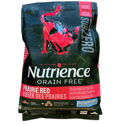 正品加拿大哈根纽翠斯黑钻猫粮nutrience红肉/鸡肉冻干粮5磅/11磅