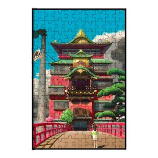 宫崎骏系列千与千寻木制拼图1000片送相框卡通动漫益智解压玩具
