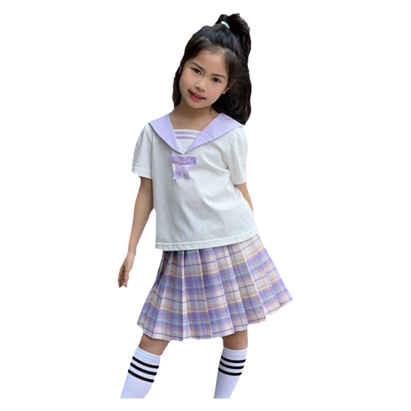 巴拉巴拉甜美套装夏季短裙jk